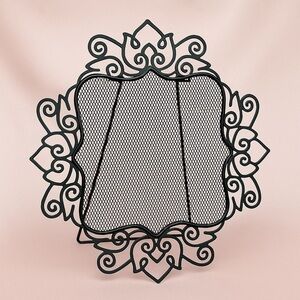 Decorative Metal Earring Organizer – Scrollwork - Vintage Inspired Display